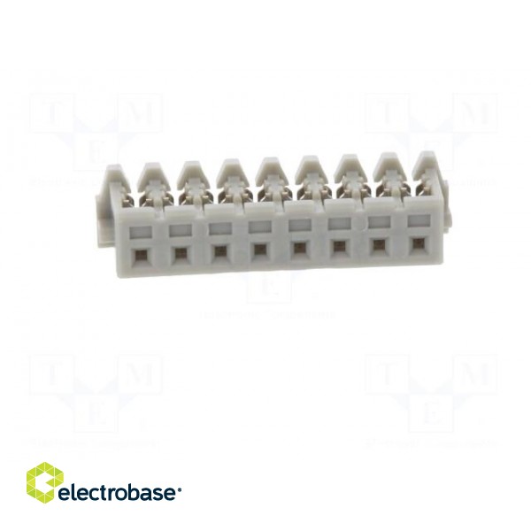 Plug | IDC | female | KR | 2mm | PIN: 8 | for cable | 100V | 1A | Layout: 1x8 image 9