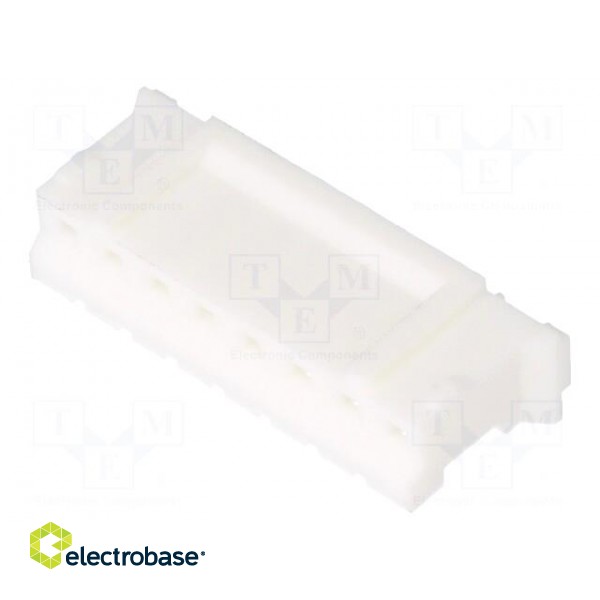 Plug | wire-board | female | 140 | 2mm | PIN: 8 | w/o contacts | for cable image 1