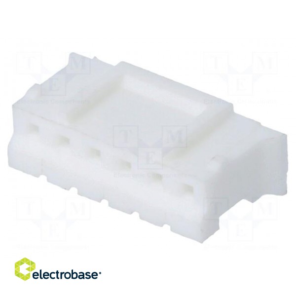 Plug | wire-board | female | 2mm | PIN: 6 | w/o contacts | for cable | 100V image 1