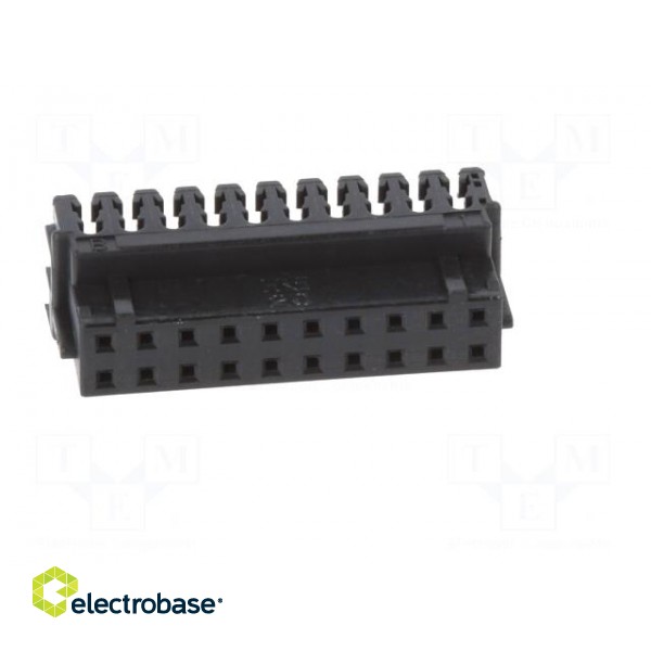 Plug | wire-board | female | DF11 | 2mm | PIN: 20 | IDC | for cable | tinned фото 9