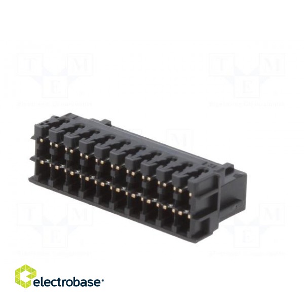 Plug | wire-board | female | DF11 | 2mm | PIN: 20 | IDC | for cable | tinned фото 6