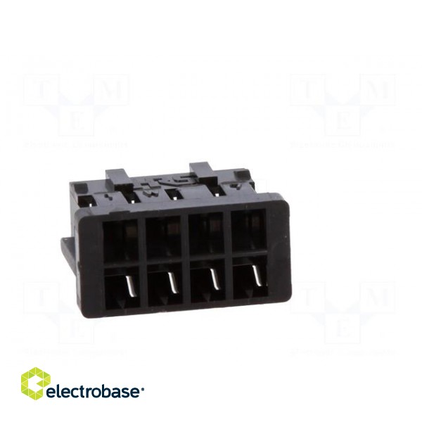 Plug | wire-wire/PCB | female | DF11 | 2mm | PIN: 8 | w/o contacts image 5