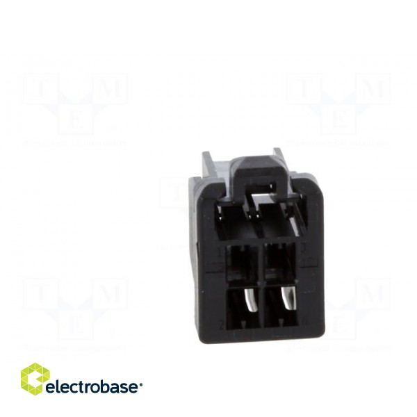 Plug | wire-board | female | DF51K | 2mm | PIN: 4 | w/o contacts | straight фото 5