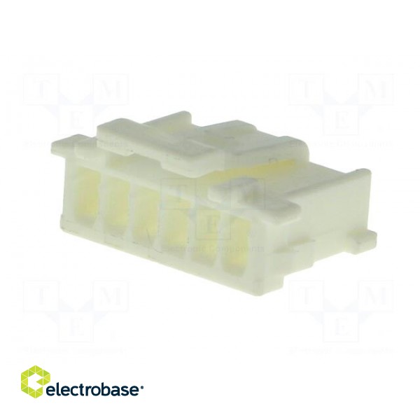 Plug | wire-board | female | MicroClasp | 2mm | PIN: 6 | w/o contacts фото 6