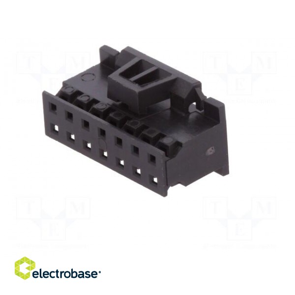 Plug | wire-board | female | Minitek | 2mm | PIN: 14 | w/o contacts image 2