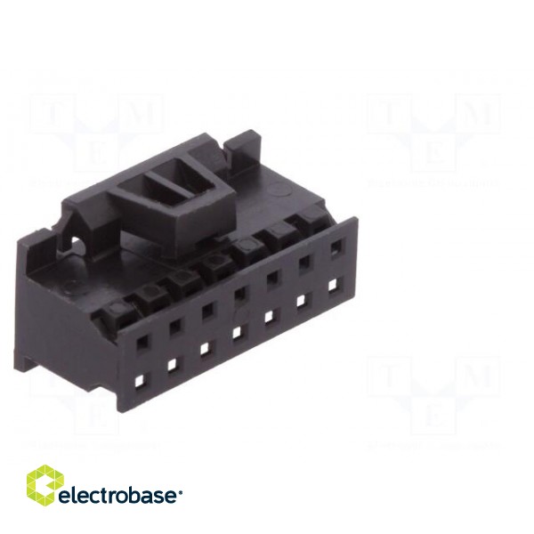 Plug | wire-board | female | Minitek | 2mm | PIN: 14 | w/o contacts image 8