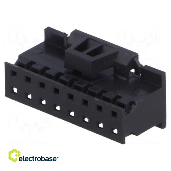 Plug | wire-board | female | Minitek | 2mm | PIN: 16 | w/o contacts image 1