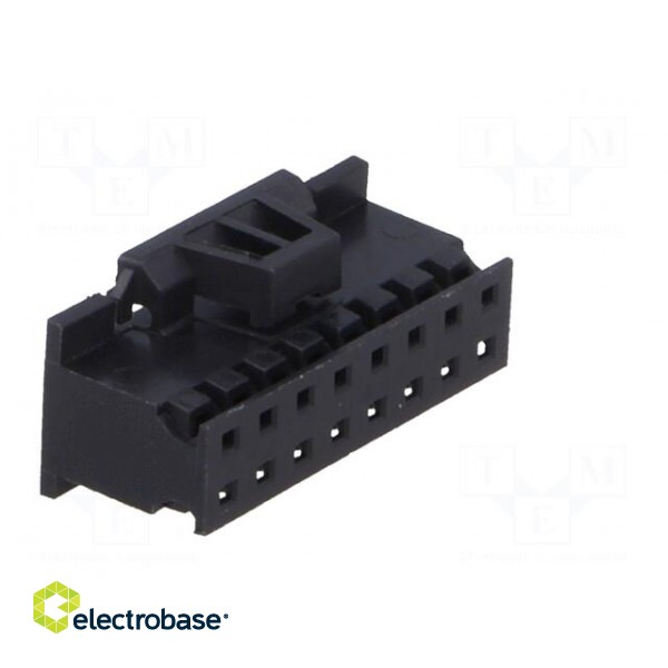 Plug | wire-board | female | Minitek | 2mm | PIN: 16 | w/o contacts image 8