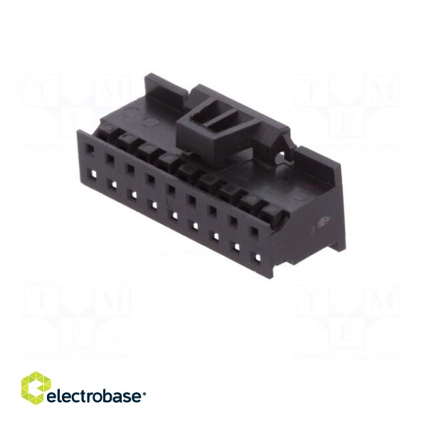 Plug | wire-board | female | Minitek | 2mm | PIN: 18 | w/o contacts фото 2