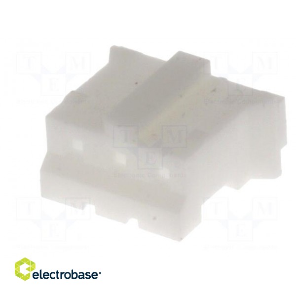 Plug | wire-board | female | PH | 2mm | PIN: 3 | w/o contacts | for cable фото 2