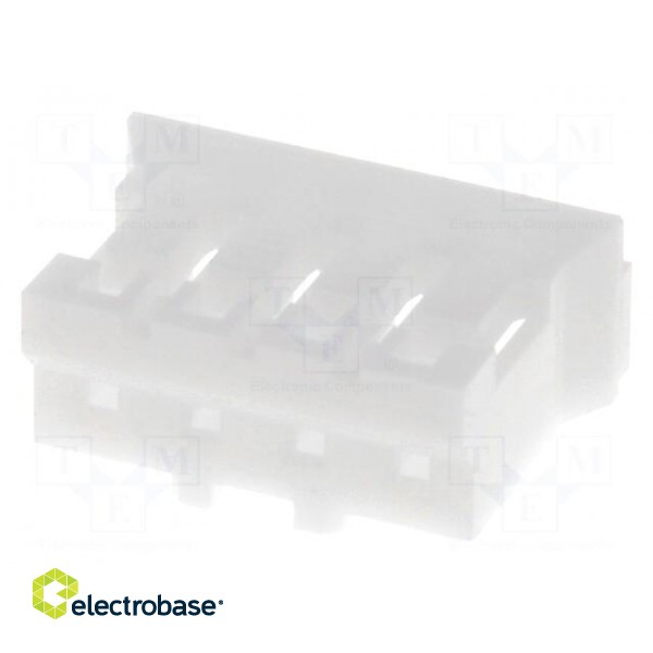 Plug | wire-board | female | PH | 2mm | PIN: 4 | w/o contacts | for cable image 1