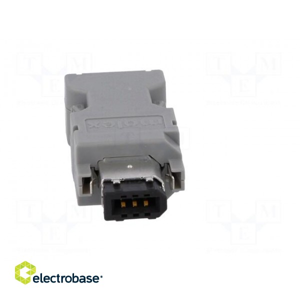 Plug | wire-wire | female | PIN: 6 | soldering | for cable | 28AWG÷16AWG фото 9