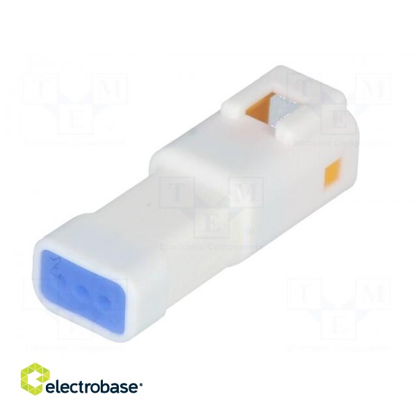 Connector: wire-wire | JWPF | male | plug | PIN: 3 | Type: w/o contacts paveikslėlis 6