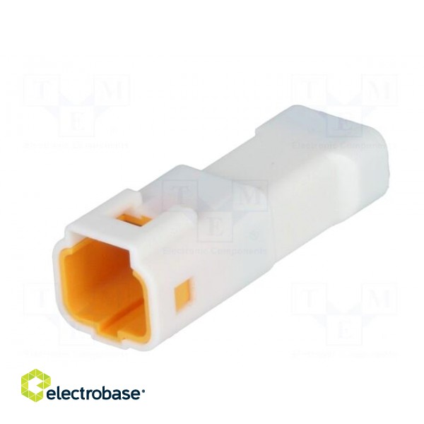 Connector: wire-wire | JWPF | male | plug | PIN: 3 | Type: w/o contacts paveikslėlis 2