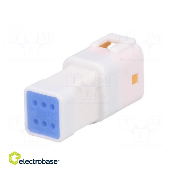 Connector: wire-wire | JWPF | male | plug | PIN: 6 | Type: w/o contacts image 6