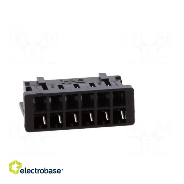 Plug | wire-wire/PCB | female | DF11 | 2mm | PIN: 12 | w/o contacts фото 5