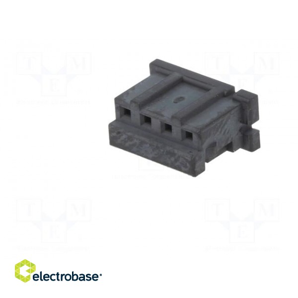 Plug | wire-wire/PCB | female | DF3 | 2mm | PIN: 4 | w/o contacts image 2