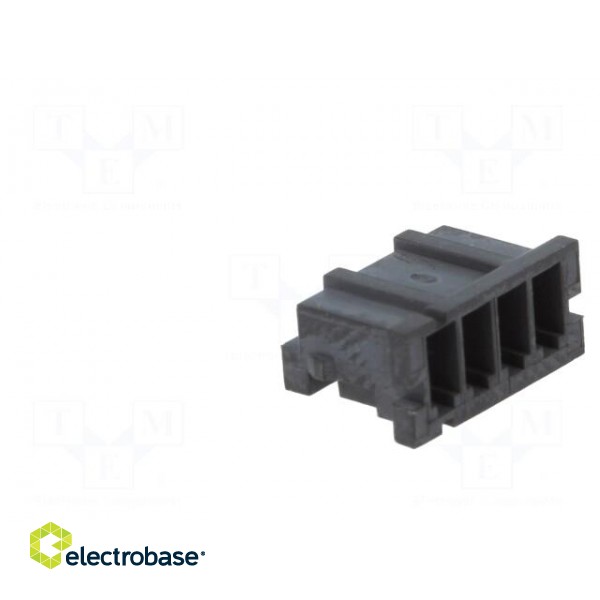 Plug | wire-wire/PCB | female | DF3 | 2mm | PIN: 4 | w/o contacts image 4