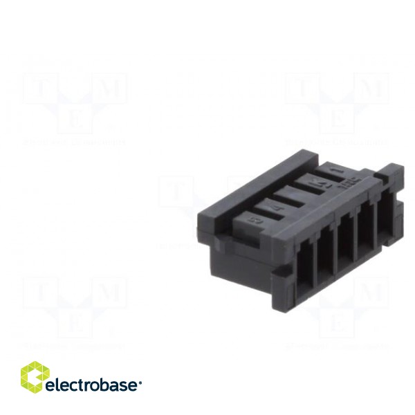 Plug | wire-wire/PCB | female | DF3 | 2mm | PIN: 5 | w/o contacts image 4