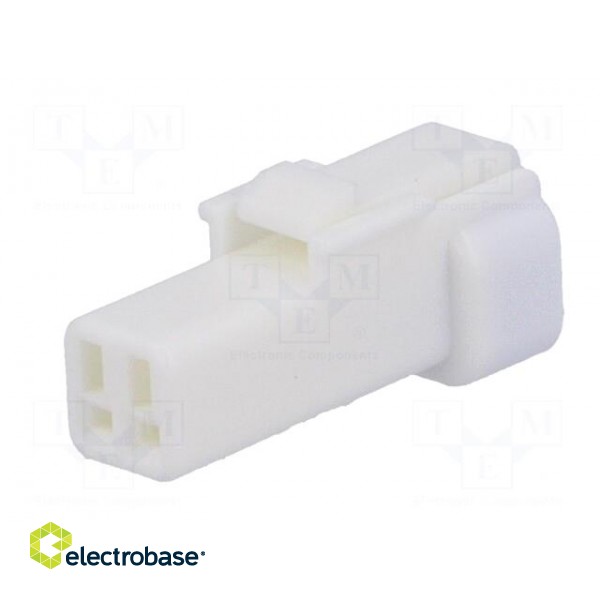 Plug | wire-wire/PCB | female | JWPF | 2mm | PIN: 2 | w/o contacts | 100V image 2