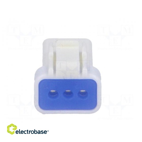 Plug | wire-wire/PCB | female | JWPF | 2mm | PIN: 3 | w/o contacts | 100V image 5