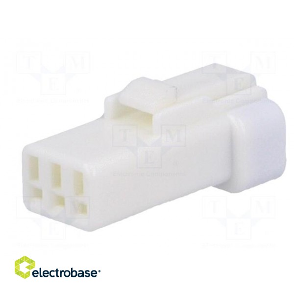 Plug | wire-wire/PCB | female | JWPF | 2mm | PIN: 3 | w/o contacts | 100V image 2