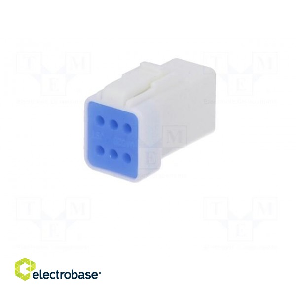 Connector: wire-wire/PCB | JWPF | female | plug | PIN: 6 | -40÷85°C | IPX7 image 2