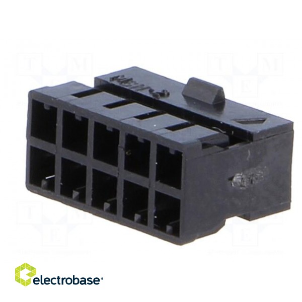Plug | wire-wire/PCB | female | Milli-Grid | 2mm | PIN: 10 | w/o contacts фото 6