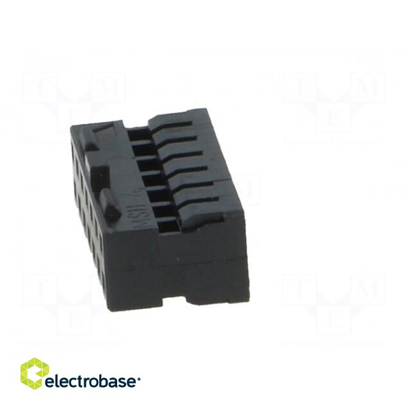 Plug | wire-wire/PCB | female | Milli-Grid | 2mm | PIN: 14 | for cable image 3