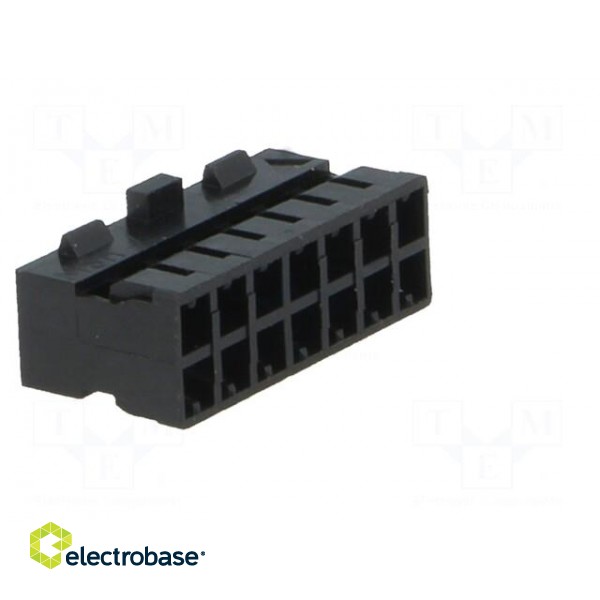 Plug | wire-wire/PCB | female | Milli-Grid | 2mm | PIN: 14 | for cable image 4