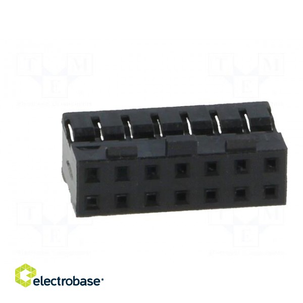 Plug | wire-wire/PCB | female | Milli-Grid | 2mm | PIN: 14 | for cable image 9