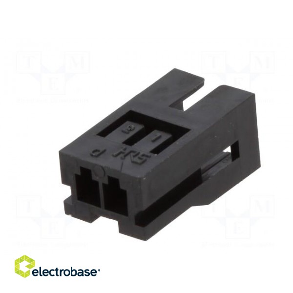 Plug | wire-wire/PCB | male | DF3 | 2mm | PIN: 2 | w/o contacts | for cable paveikslėlis 6