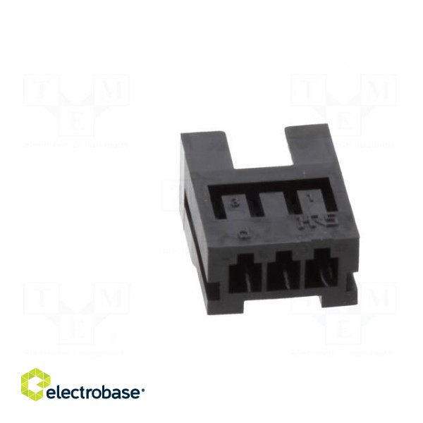 Plug | wire-wire/PCB | male | DF3 | 2mm | PIN: 3 | w/o contacts | for cable фото 5