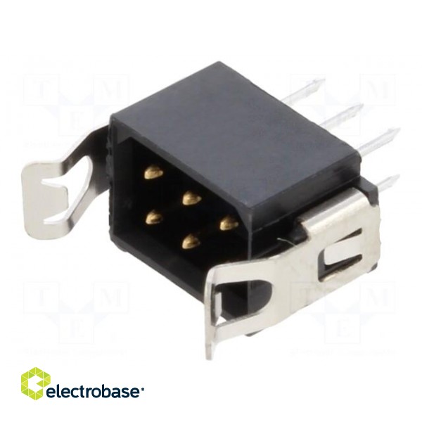Socket | PCB-cable/PCB | male | Datamate L-Tek | 2mm | PIN: 6 | THT | 800V