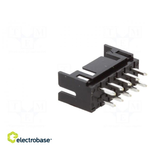 Socket | PCB-cable/PCB | male | DF11 | 2mm | PIN: 10 | THT | on PCBs | tinned фото 4