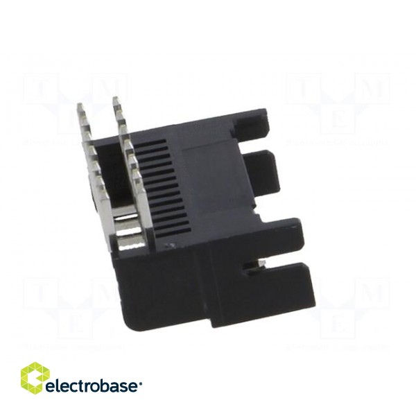 Socket | PCB-cable/PCB | male | DF11 | 2mm | PIN: 14 | THT | on PCBs | tinned image 7