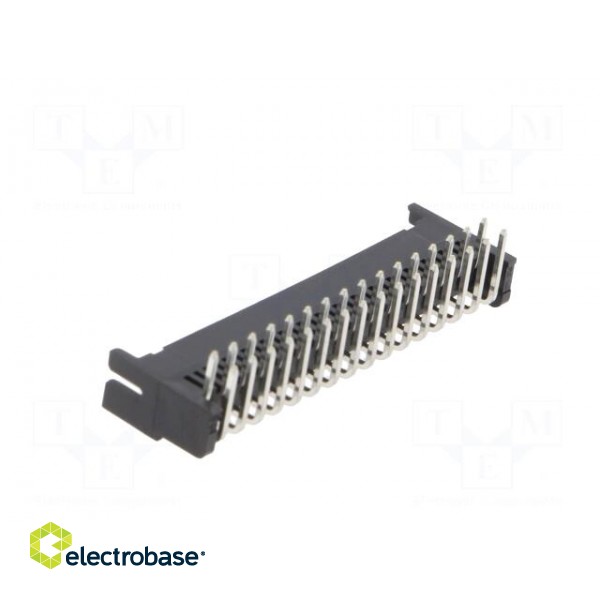 Socket | wire-board | female | DF11 | 2mm | PIN: 32 | THT | on PCBs | tinned image 4