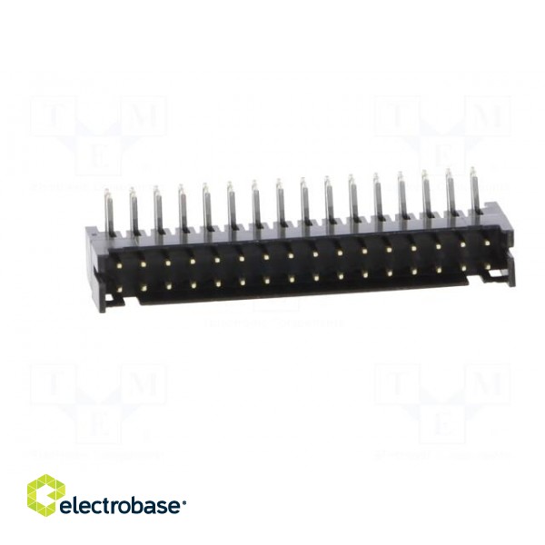Socket | wire-board | female | DF11 | 2mm | PIN: 32 | THT | on PCBs | tinned image 9