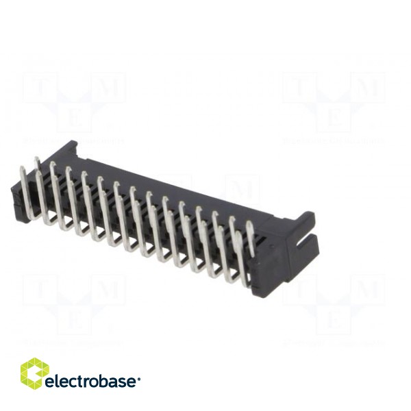Socket | wire-board | female | DF11 | 2mm | PIN: 28 | THT | on PCBs | tinned image 6