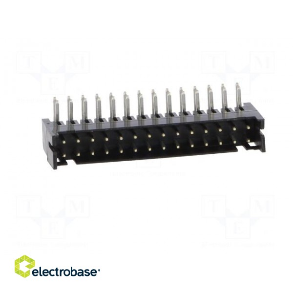 Socket | wire-board | female | DF11 | 2mm | PIN: 28 | THT | on PCBs | tinned image 9