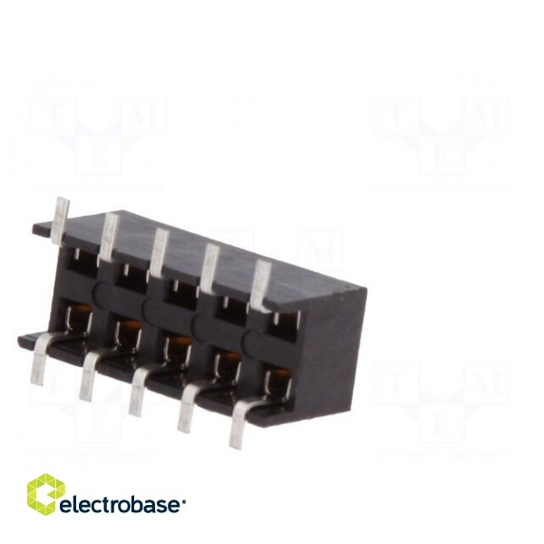 Socket | wire-board | female | Minitek | 2mm | PIN: 10 | SMT | on PCBs | 2A image 6