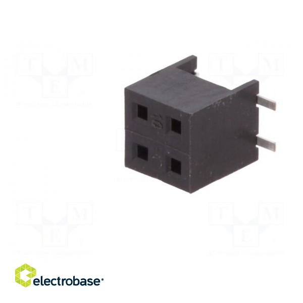 Socket | wire-board | female | Minitek | 2mm | PIN: 4 | SMT | on PCBs | 2A image 2