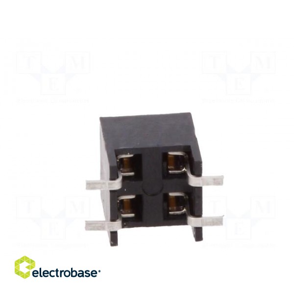 Socket | wire-board | female | Minitek | 2mm | PIN: 4 | SMT | on PCBs | 2A paveikslėlis 5