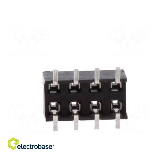 Socket | wire-board | female | Minitek | 2mm | PIN: 8 | SMT | on PCBs | 2A image 5