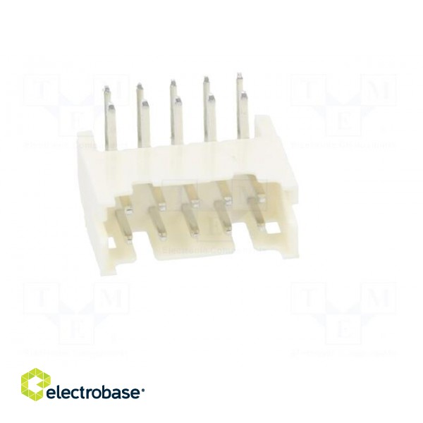 Socket | wire-board | male | 2mm | PIN: 10 | THT | 100V | 2A | angled фото 9