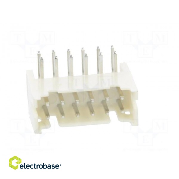 Socket | wire-board | male | 2mm | PIN: 12 | THT | 100V | 2A | angled фото 9