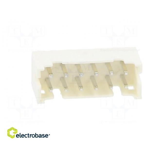 Socket | wire-board | male | 2mm | PIN: 12 | THT | 100V | 2A | straight image 9