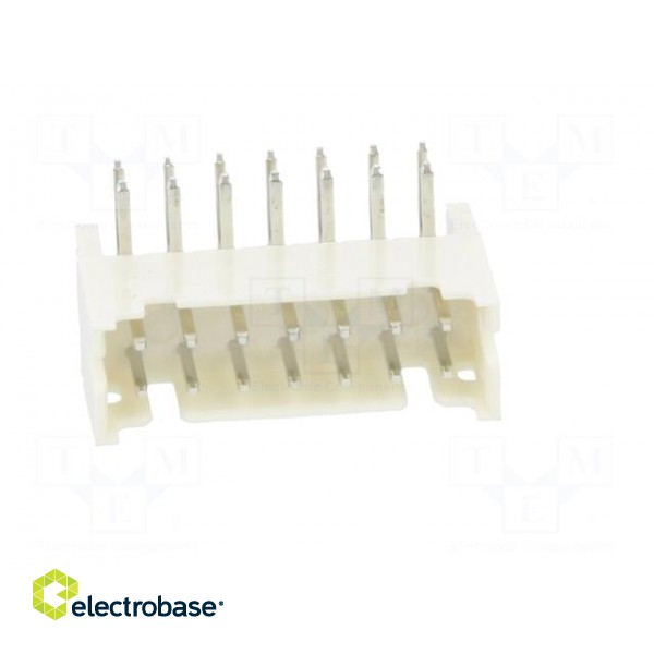Socket | wire-board | male | 2mm | PIN: 14 | THT | 100V | 2A | angled фото 9