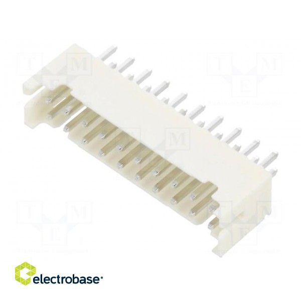 Socket | wire-board | male | 2mm | PIN: 20 | THT | 100V | 2A | straight paveikslėlis 1