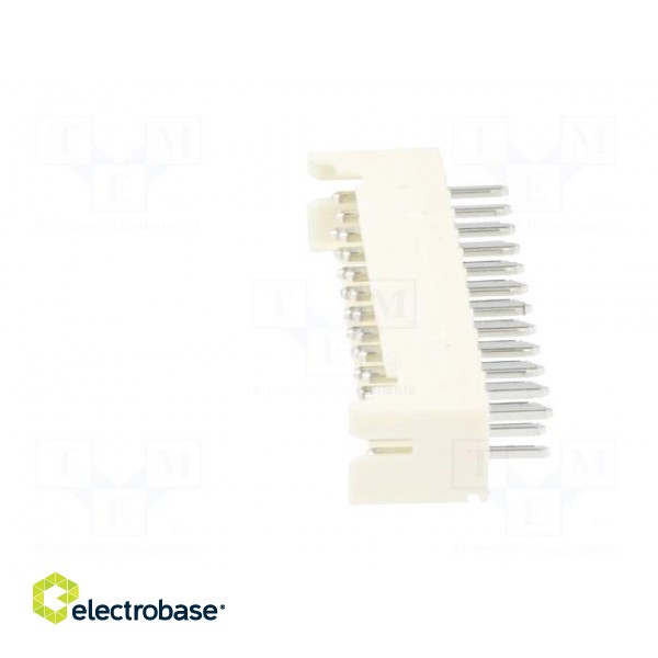 Socket | wire-board | male | 2mm | PIN: 24 | THT | 100V | 2A | straight image 3
